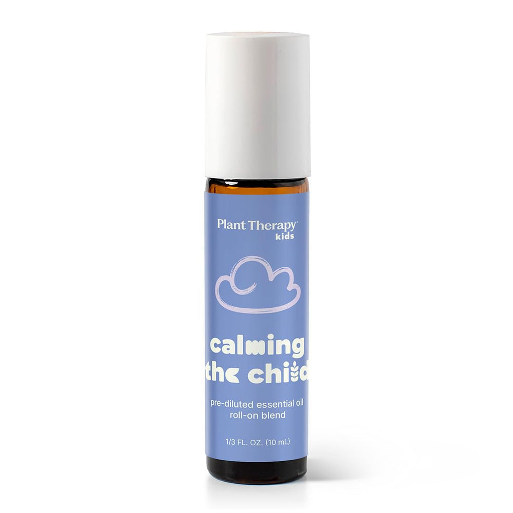 Plant Therapy roll-on frontal mostrando tamaño y diseño para uso infantil
