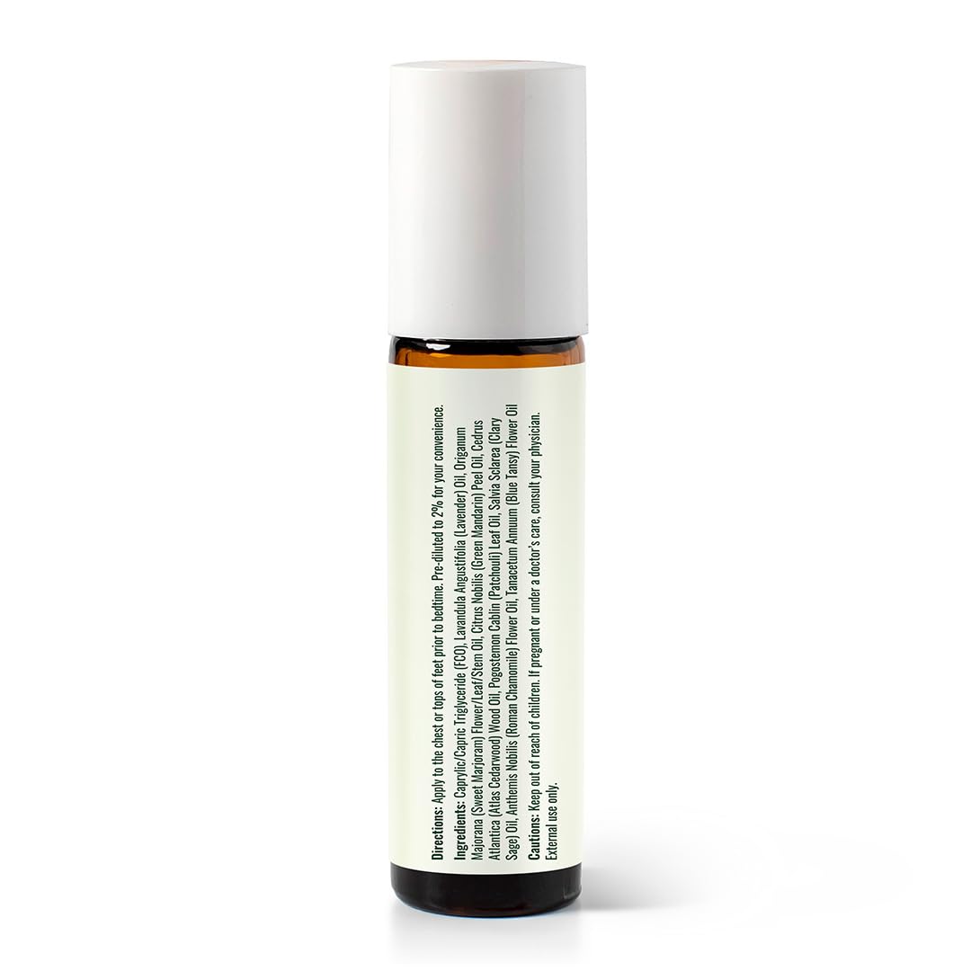 Plant Therapy roll-on en palma aplicando punto de contacto para uso seguro