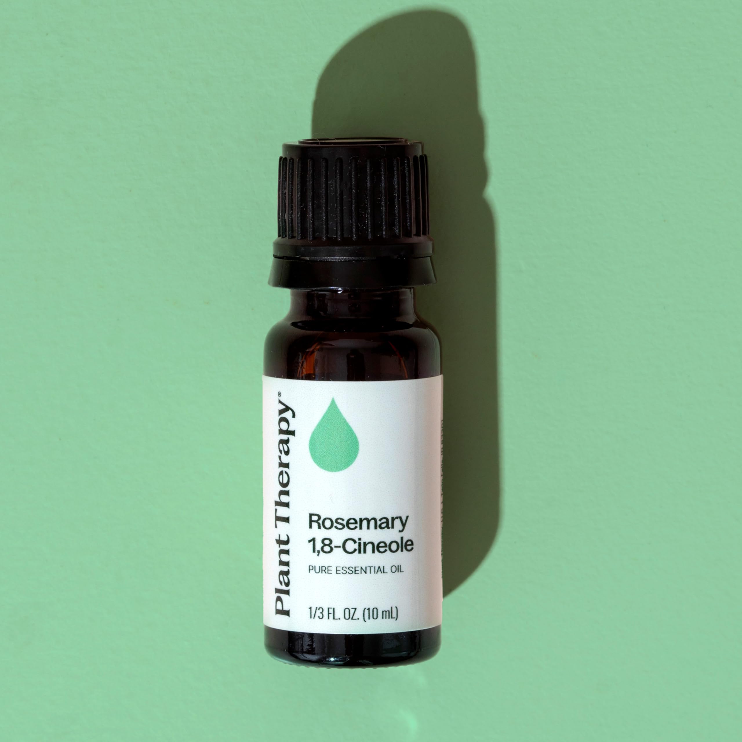 Plant Therapy frasco junto a una regla para ver la escala y el tamaño real 10 mL