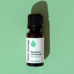 Plant Therapy frasco junto a una regla para ver la escala y el tamaño real 10 mL
