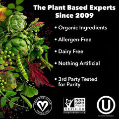 PlantFusion etiqueta nutricional clara que muestra contenido y pruebas