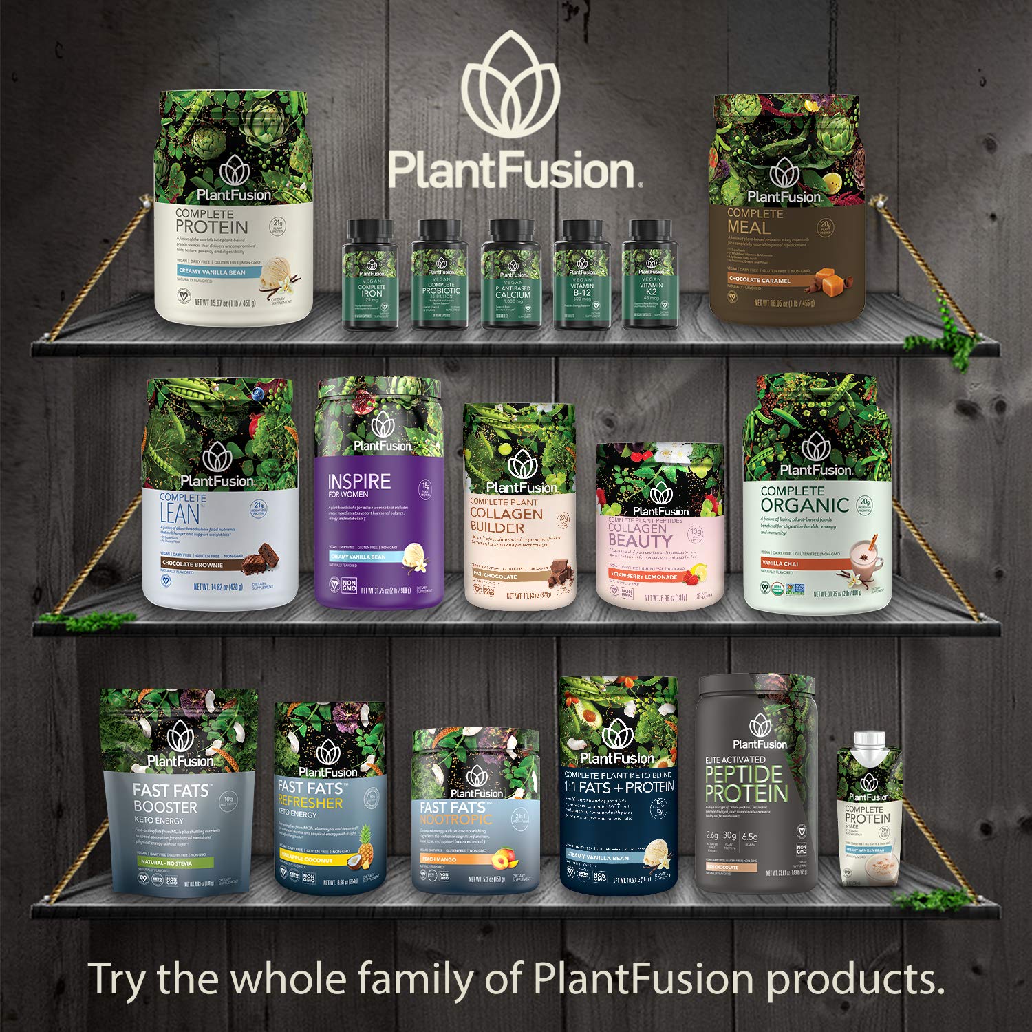 PlantFusion sellos de certificación calidad y pruebas de terceros