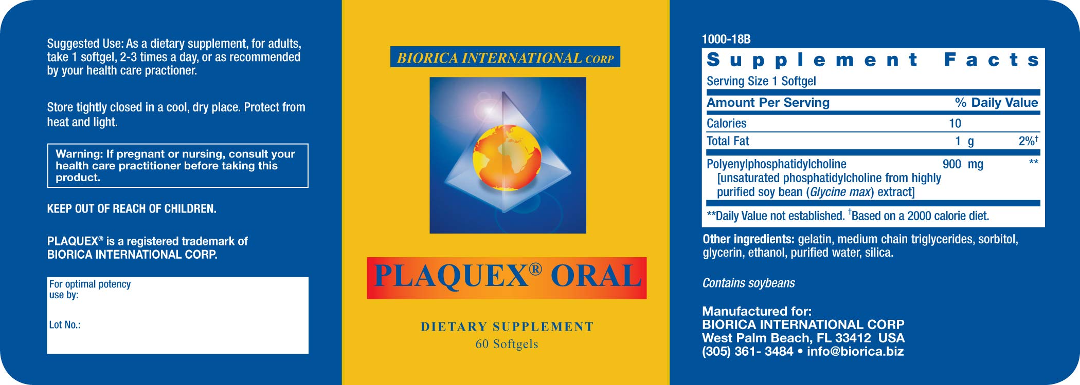 Softgel Plaquex primer plano de textura y brillantez que facilita la ingestión
