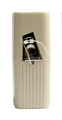 Plasdent dispensador frontal beige mostrando diseño robusto y acceso rápido