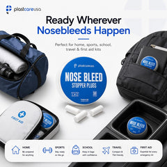 PlastCare USA envase abierto con múltiples rollos listos para usar