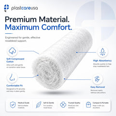PlastCare USA tapón en mano para comparar tamaño y facilidad de uso