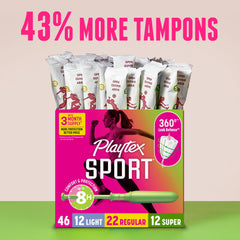 Playtex primer plano del aplicador con punta cónica para inserción fácil