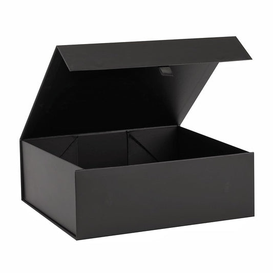 PLINJOY caja frontal negra premium mostrando acabado y forma, ideal presentación
