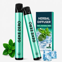 PLINKTINKLE pack frontal mostrando dos sticks de menta, portable y refrescante