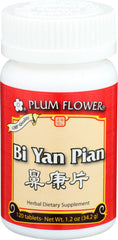 Plum Flower envase frontal mostrando 120 tabletas y beneficios de conveniencia