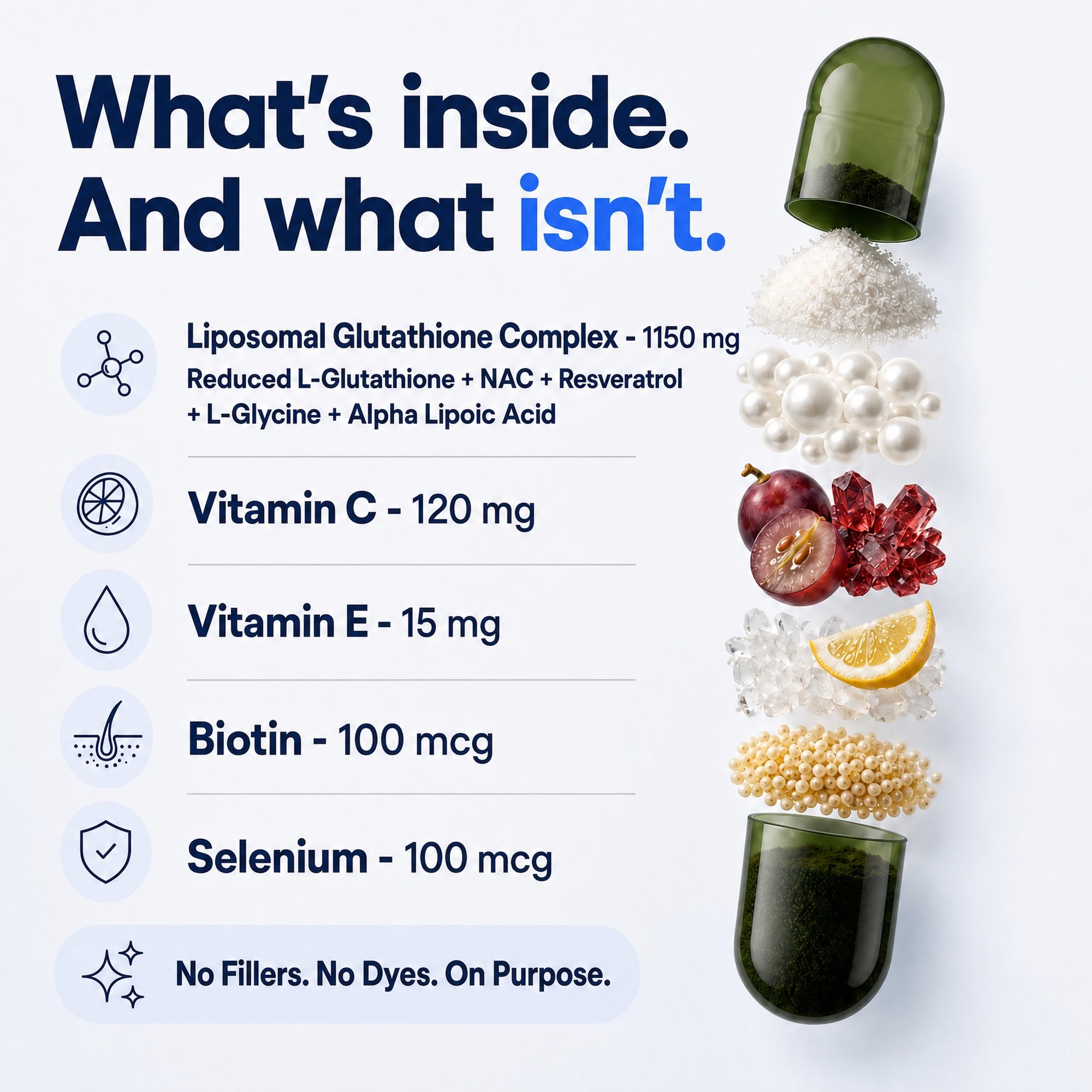Plus+Ultra detalle liposomal que ilustra mayor absorción y protección