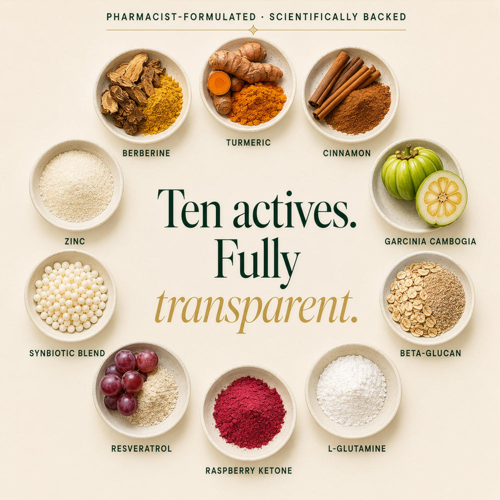 Plus+Ultra detalle de polvo e ingredientes naturales para sensación de pureza