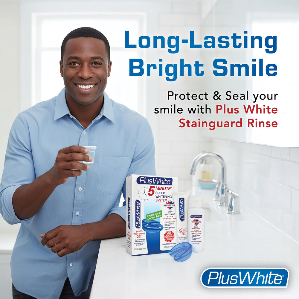 Plus White estilo de vida persona sonriente tras uso para confianza diaria