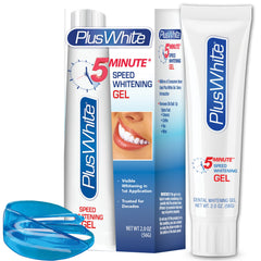 Plus White frente del empaque mostrando kit completo y beneficios