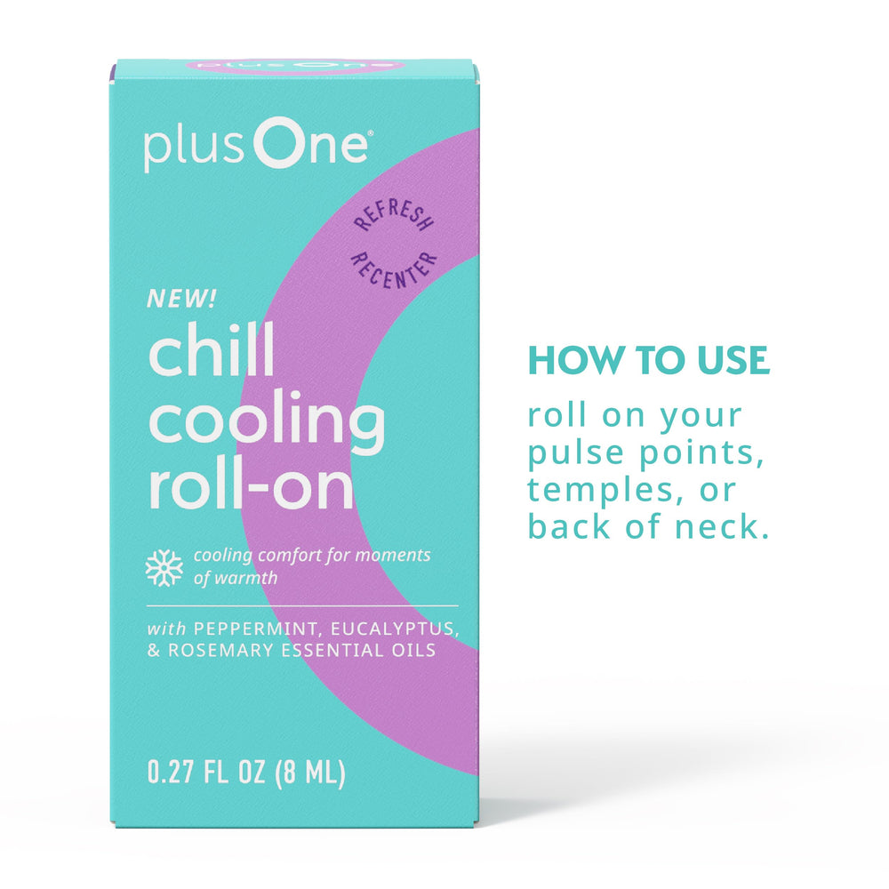 plusOne roll-on dentro de bolso para uso diario y comodidad