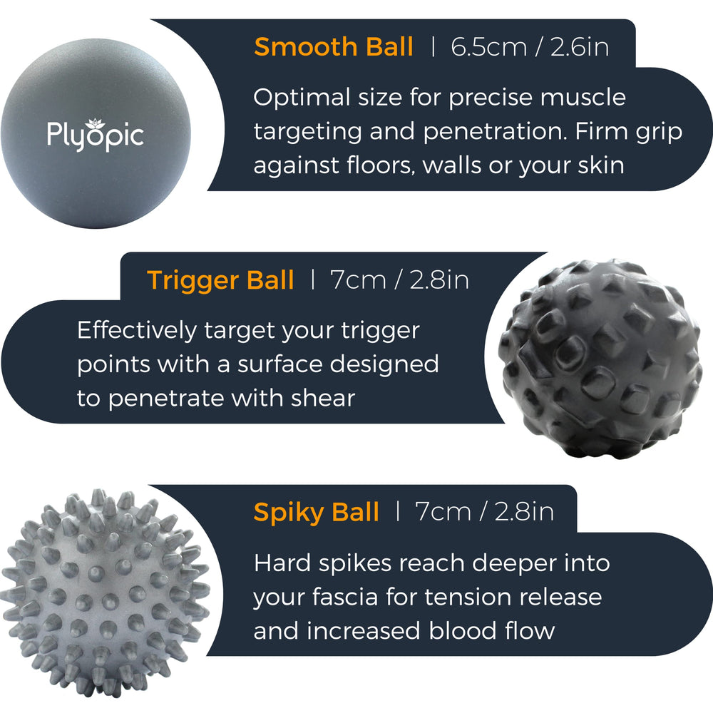 Plyopic pelota de espuma primer plano para masaje suave y confort
