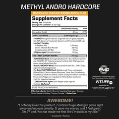PMD detalle de etiqueta con lista de ingredientes clave y claridad