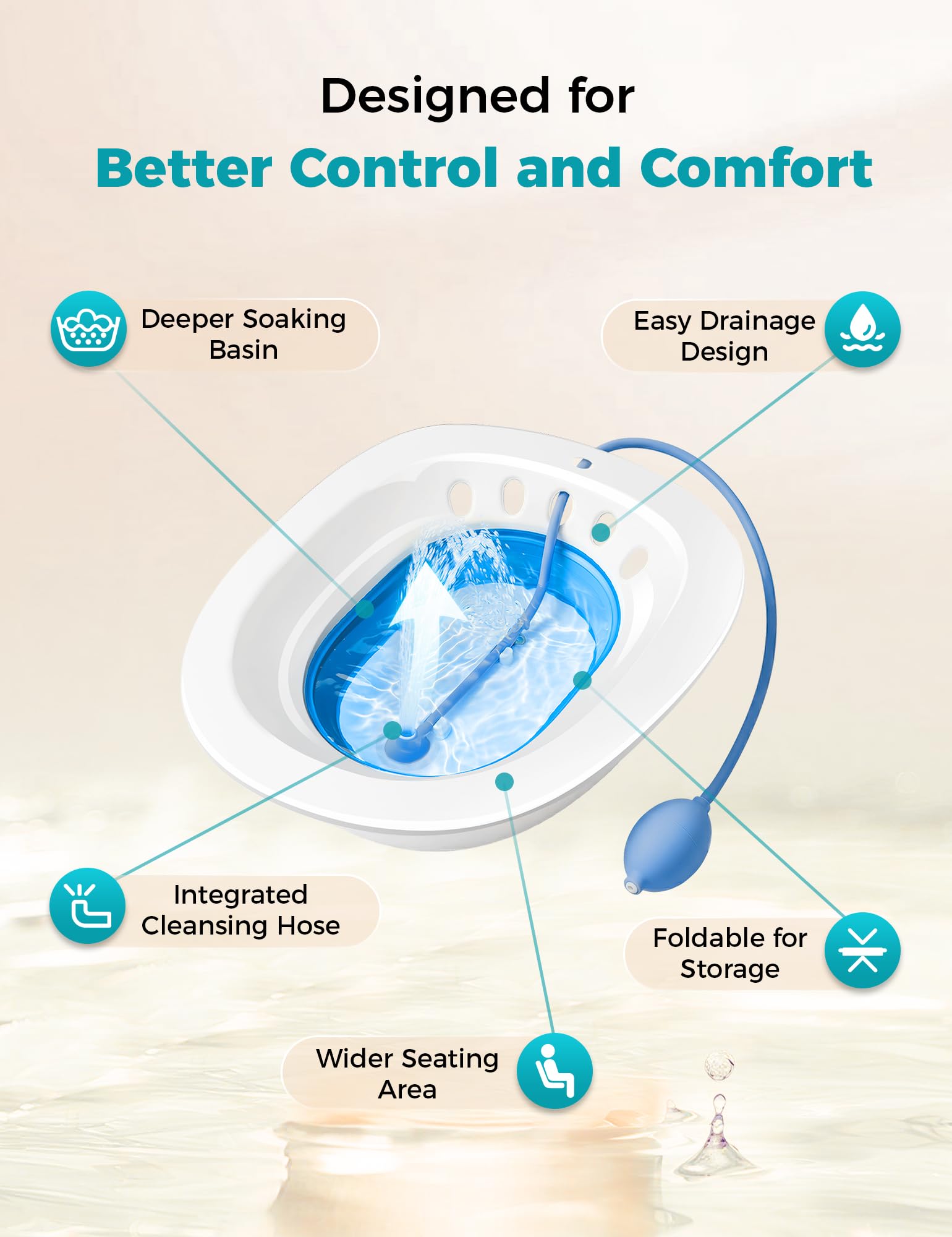 Pochik asiento desplegado sobre inodoro para uso estable y cómodo