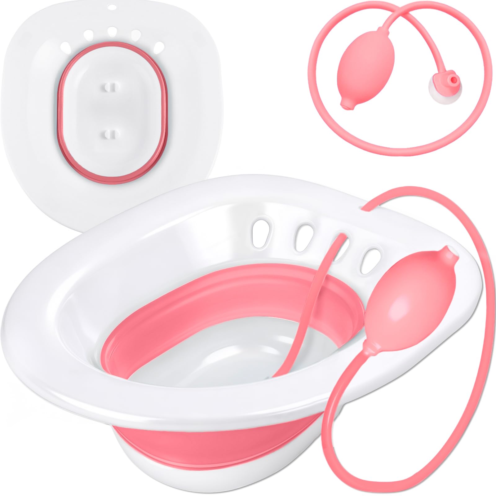 Pochik asiento frontal magenta mostrando área amplia y confort