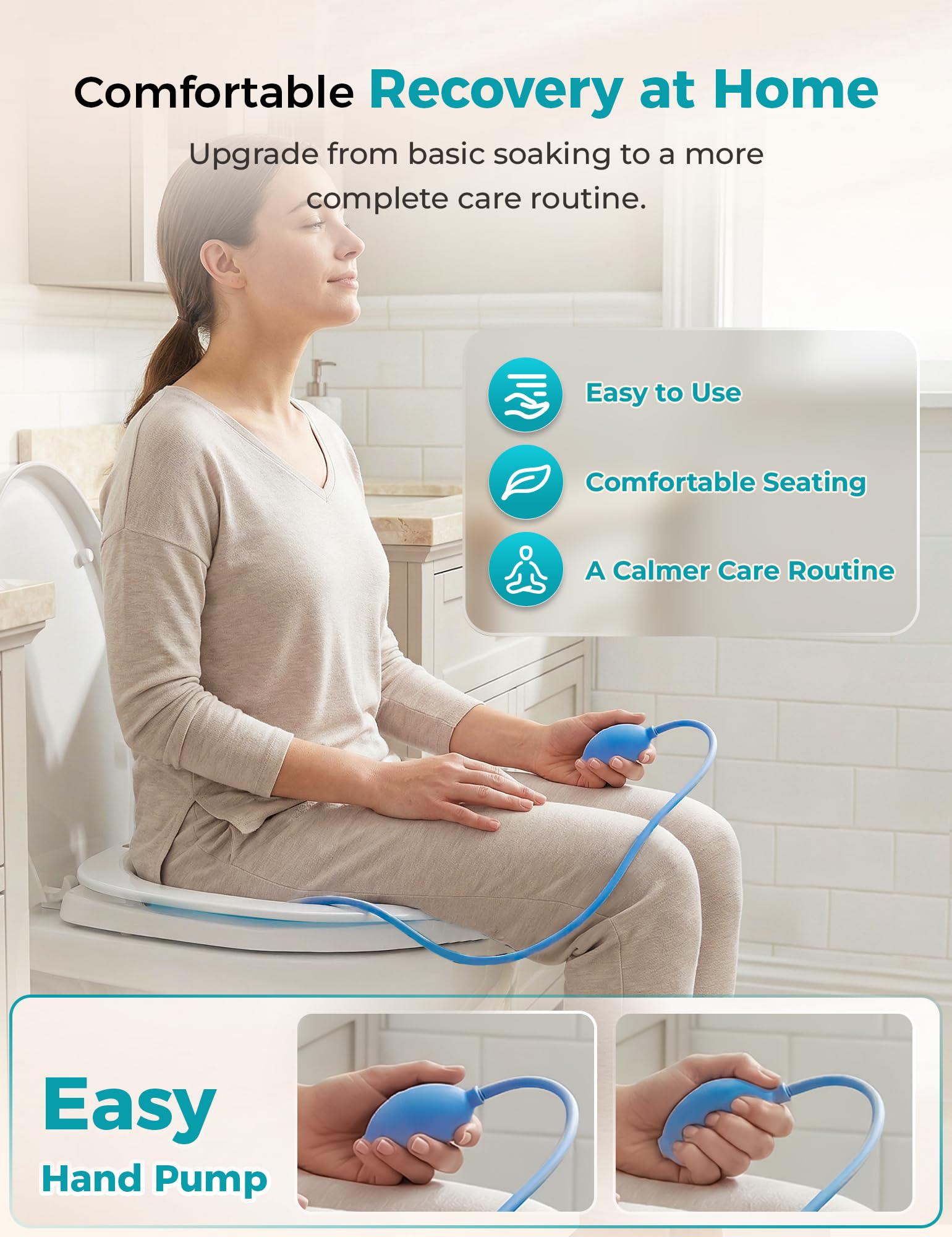 Pochik textura del material que facilita limpieza y secado rápido