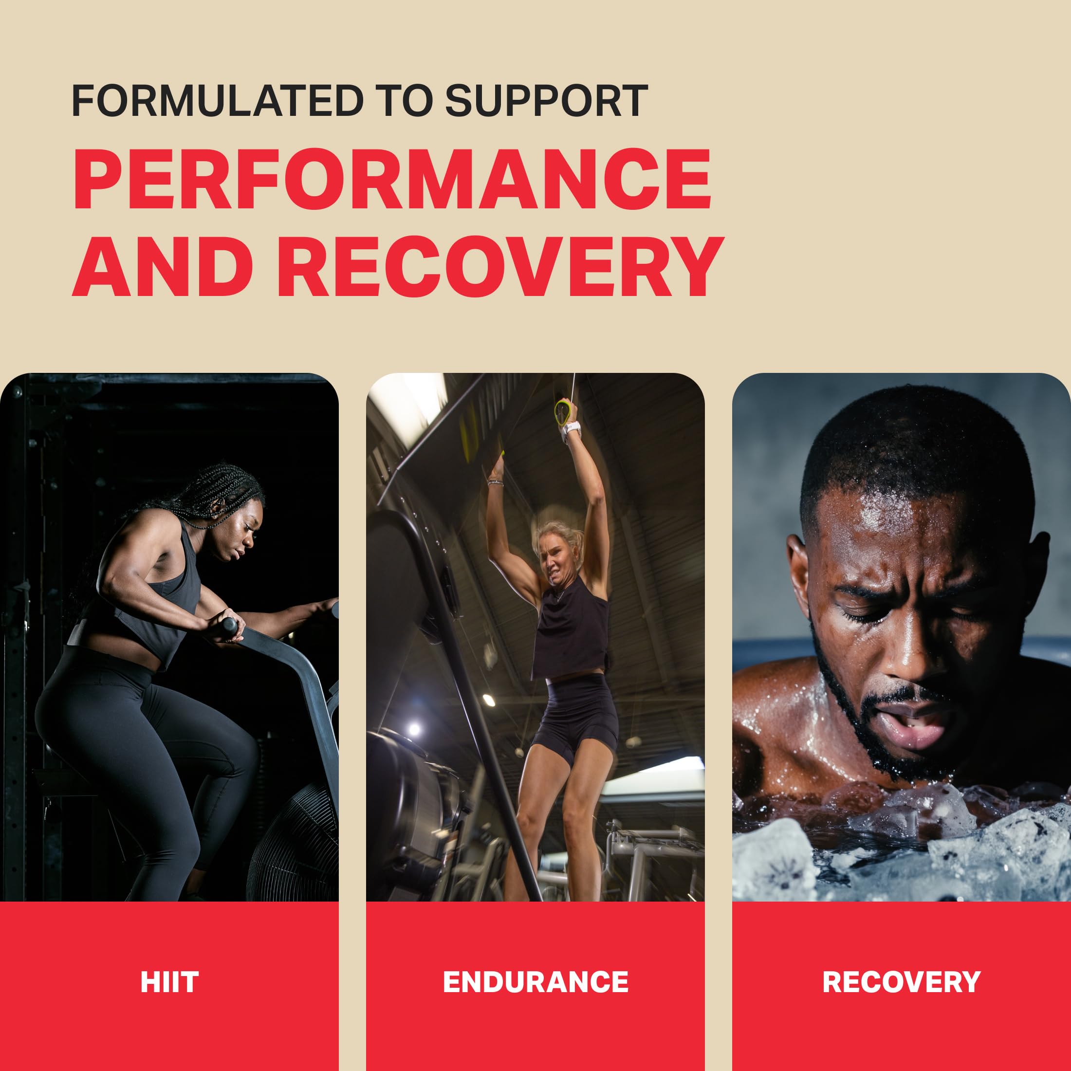 Podium Nutrition envase en mano para comparar tamaño y portabilidad