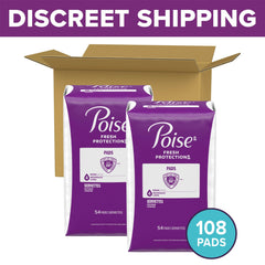 Poise almohadilla vista superior con capa que aleja humedad