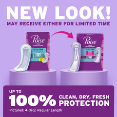 Poise capa Dry-Touch cercana que mantiene la superficie seca