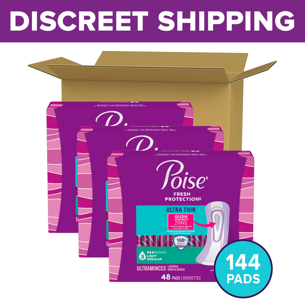 Detalle de la zona GushProtect de Poise que absorbe rápido y evita bulto