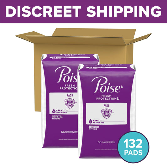 Poise detalle del núcleo absorbente que garantiza sequedad rápida