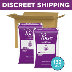 Poise detalle del núcleo absorbente que garantiza sequedad rápida