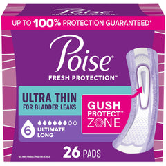 Poise empaque frontal 6 Drop mostrando protección intensa y discreta