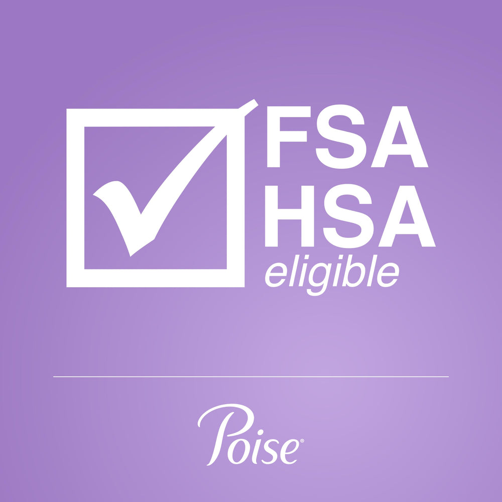 Poise paquete de 22 unidades listo para uso diario y viaje