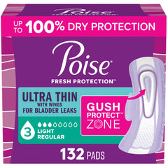 poise paquete frontal mostrando diseño y cantidad, protección confiable