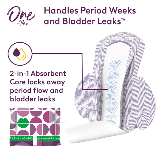 Poise primer plano del núcleo absorbente para mayor protección