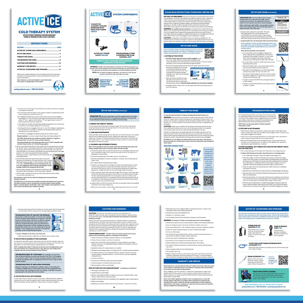 Polar Active Ice® almohadilla empaquetada lista para envío, protección y presentación