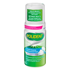 Polident envase frontal 125 ml mostrando el diseño y fácil uso