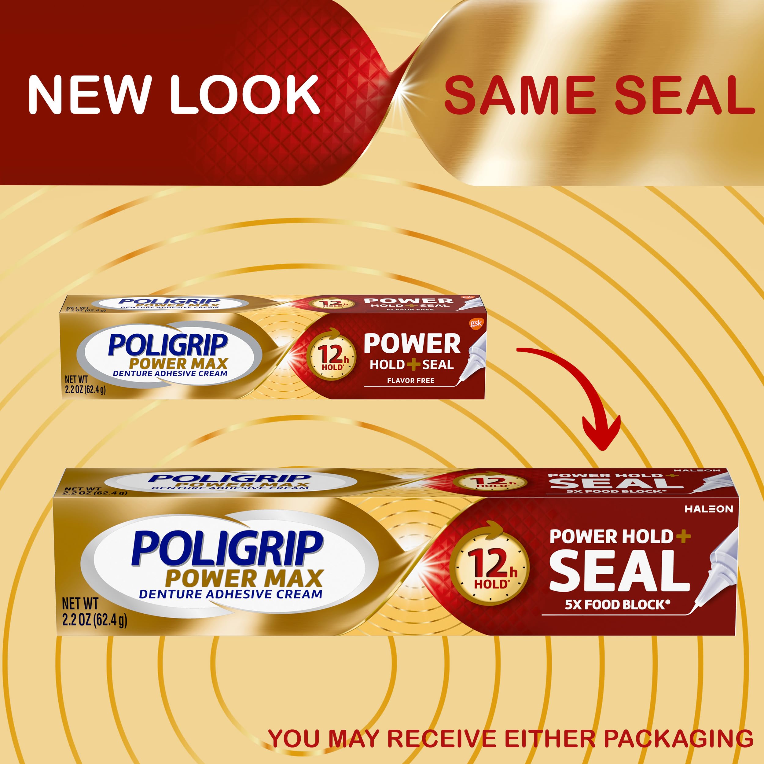Poligrip en neceser de viaje ideal para llevar en salidas y viajes
