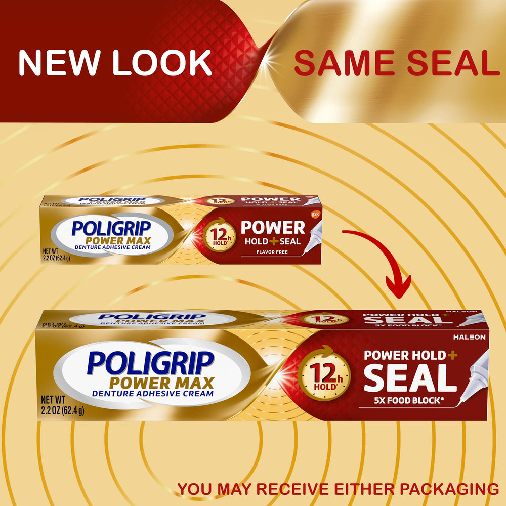 Poligrip en neceser de viaje ideal para llevar en salidas y viajes