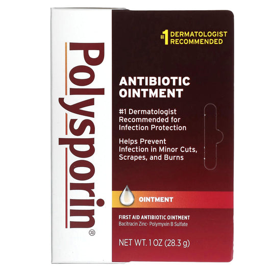 Polysporin textura de pomada detalle para aplicación precisa y control