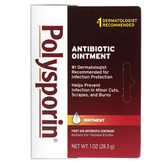 Polysporin textura de pomada detalle para aplicación precisa y control