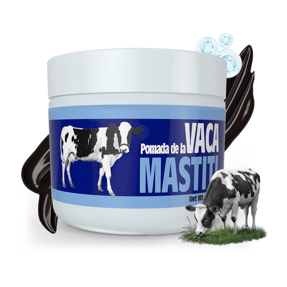 POMADA DE LA VACA MASTITI envase frontal mostrando tamaño práctico