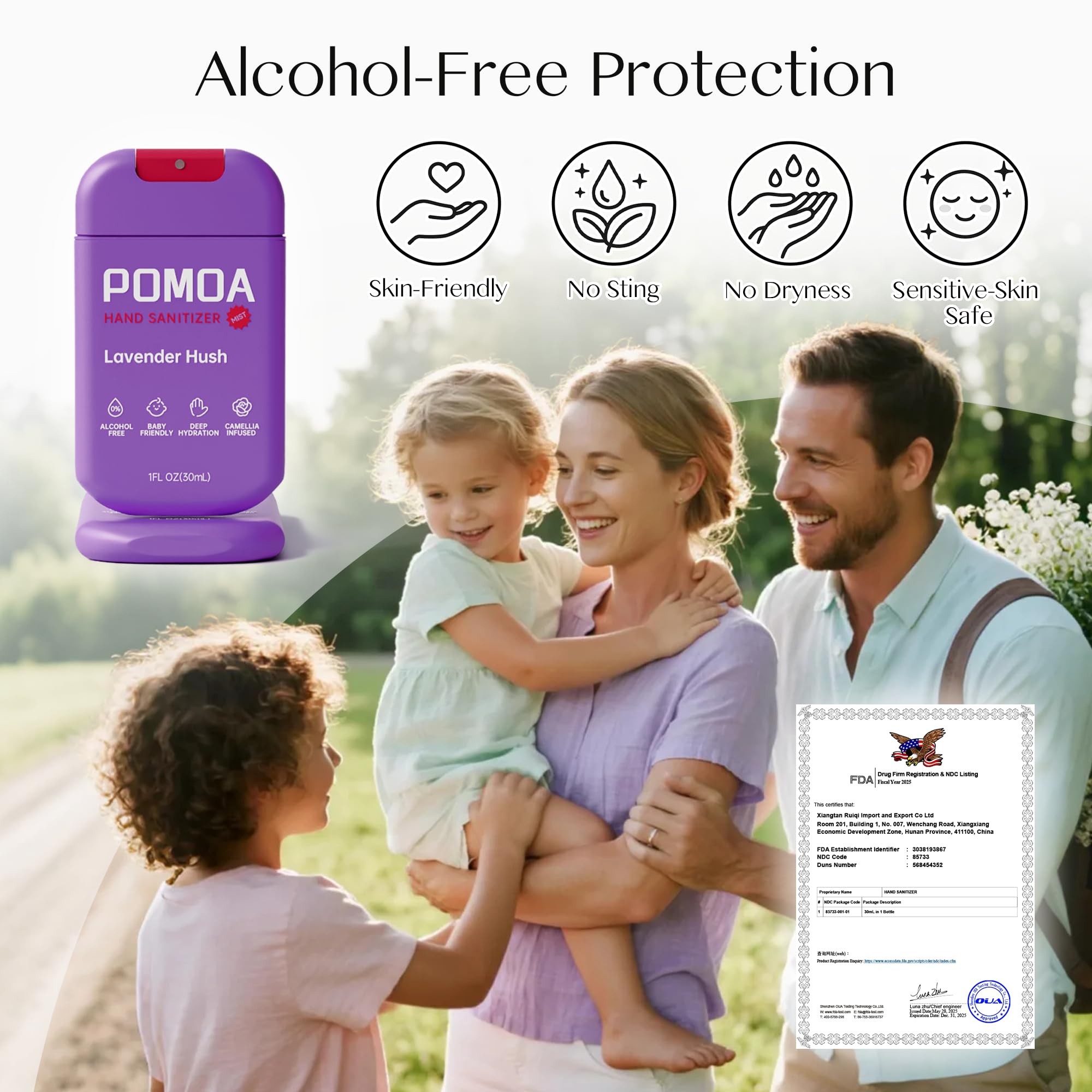 POMOA gota de fórmula con textura ligera y beneficio hidratante