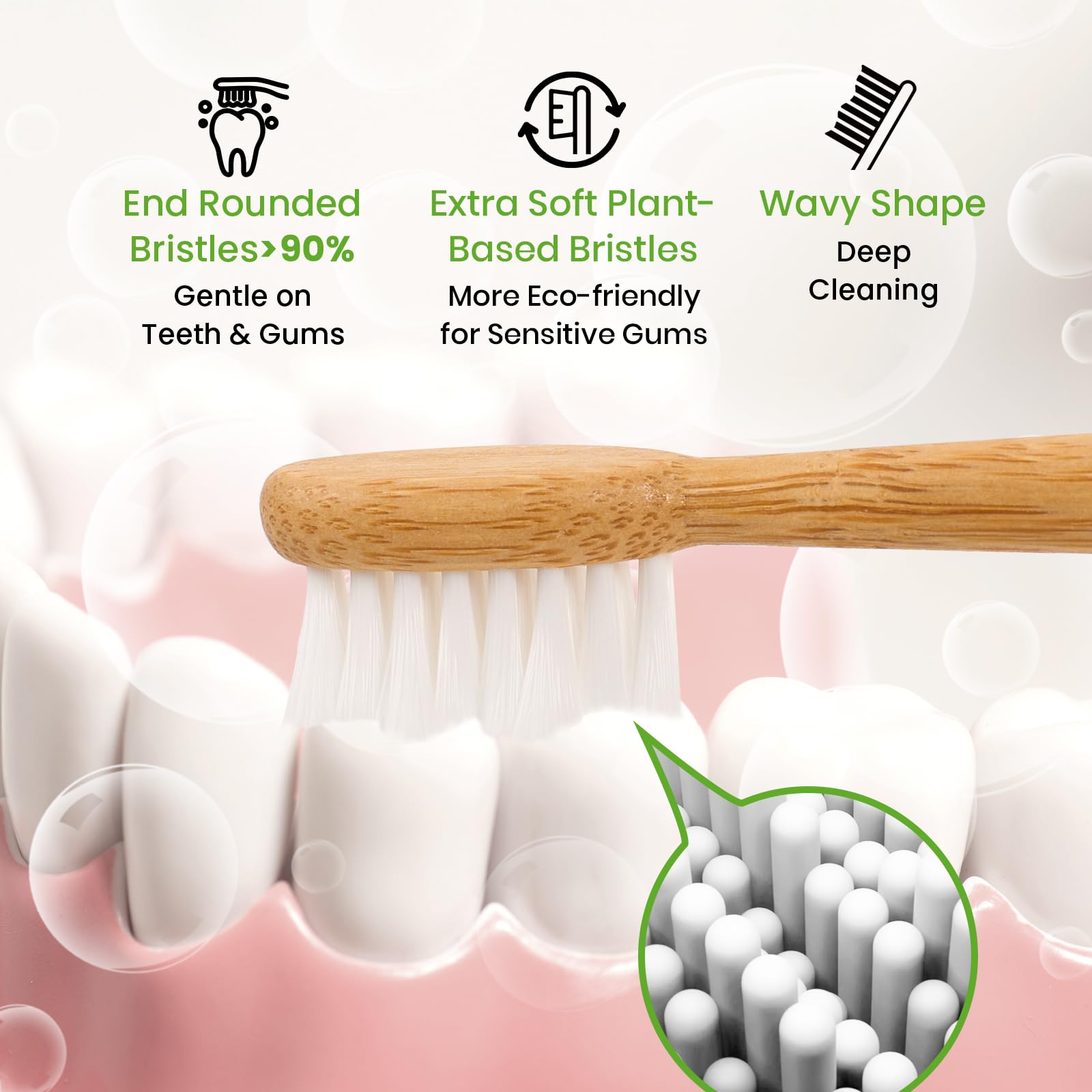 ponpace cabezal acoplado a un mango Philips Sonicare para ajuste seguro