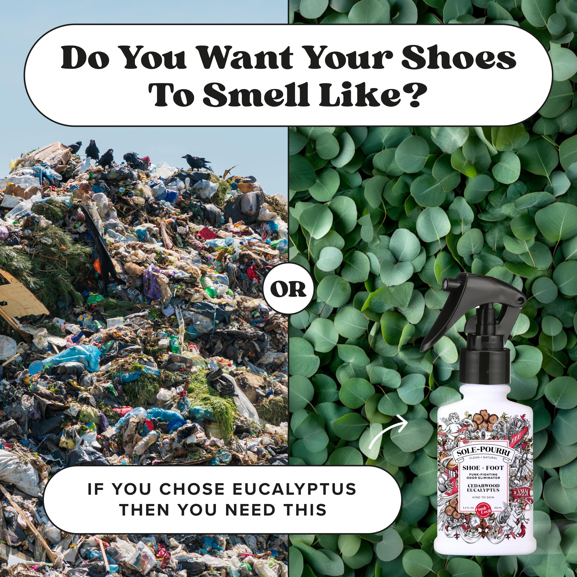 Poo-Pourri aplicado en pies limpios, combate el mal olor sin irritar