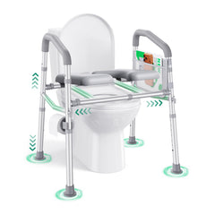 PopWise vista frontal del asiento elevador con estabilidad mejorada