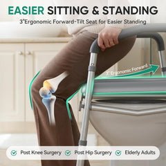 PopWise asiento instalado en un baño hogareño para uso diario
