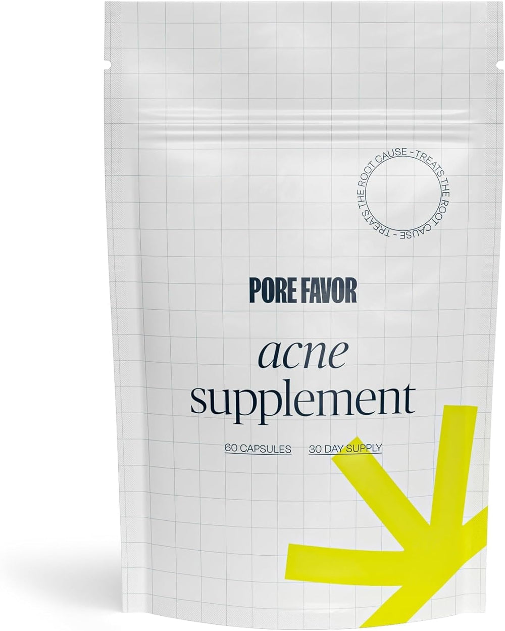 Pore Favor frente del empaque mostrando la marca y beneficio para la piel