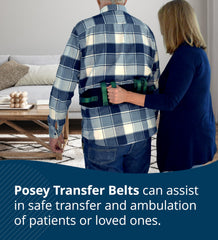 Posey primer plano de la banda posterior de 4 pulgadas que ofrece soporte