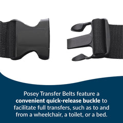 Posey uso en transferencia entre silla y cama demostrando control estable