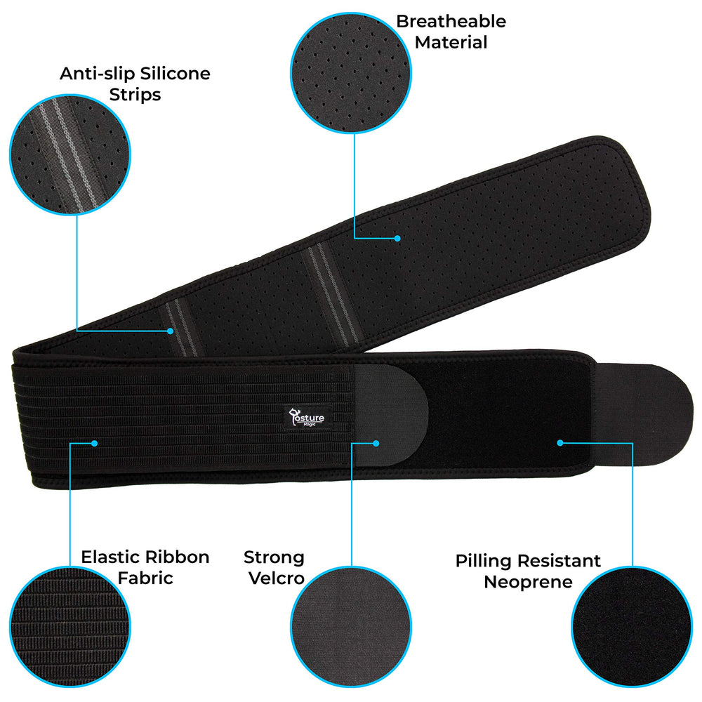 Posture Magic interior con tiras antideslizantes que evitan desplazamiento